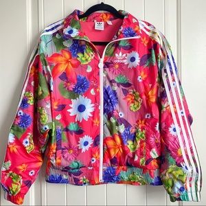 Adidas Floral Bomber Jacket